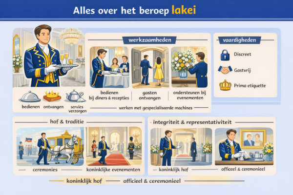 Alles over het beroep lakei Wat doet een lakei